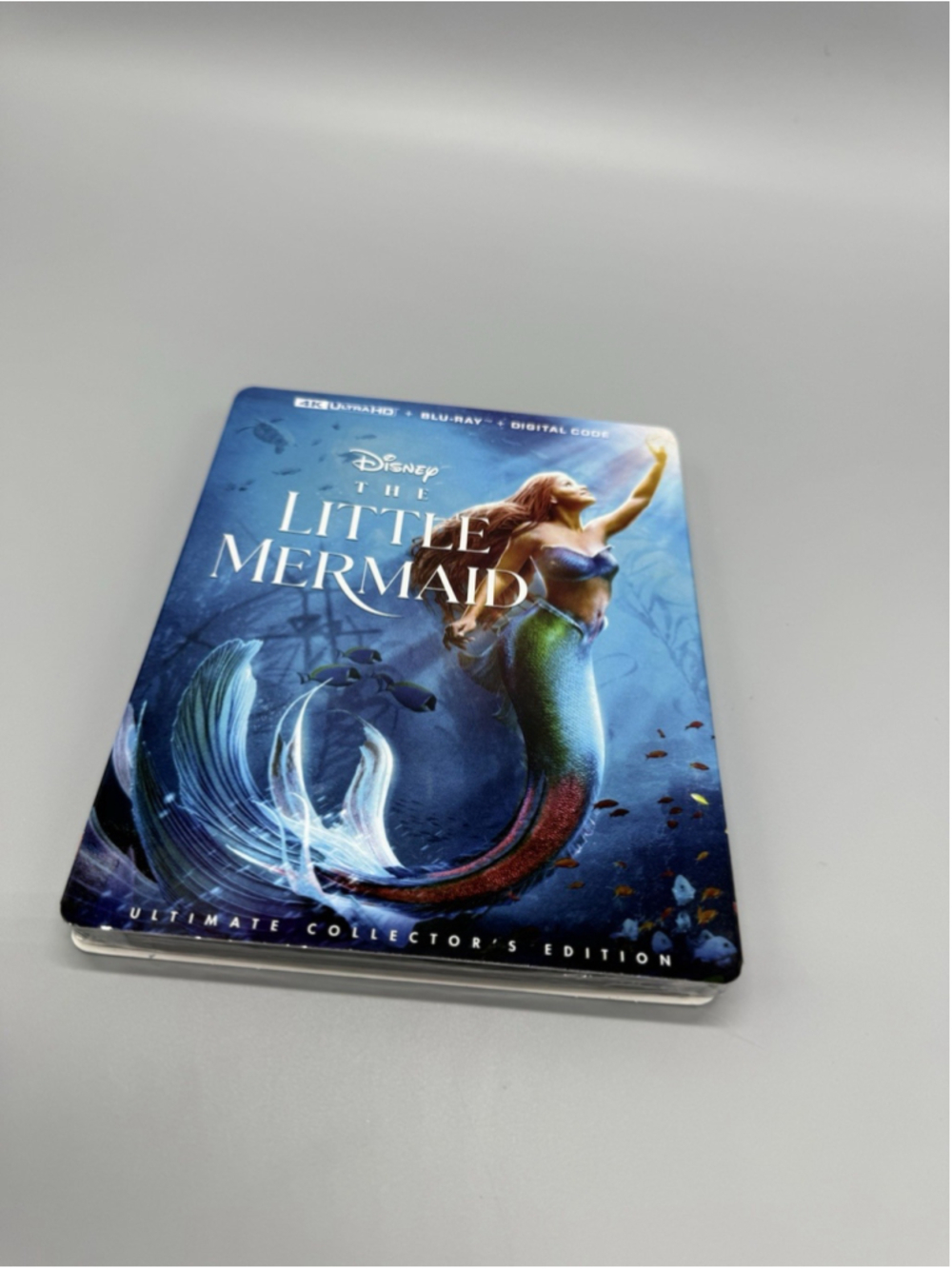 NEW Sealed Disney The Little Mermaid 2023 4K UHD, Blu-ray, Digital & Slipcover